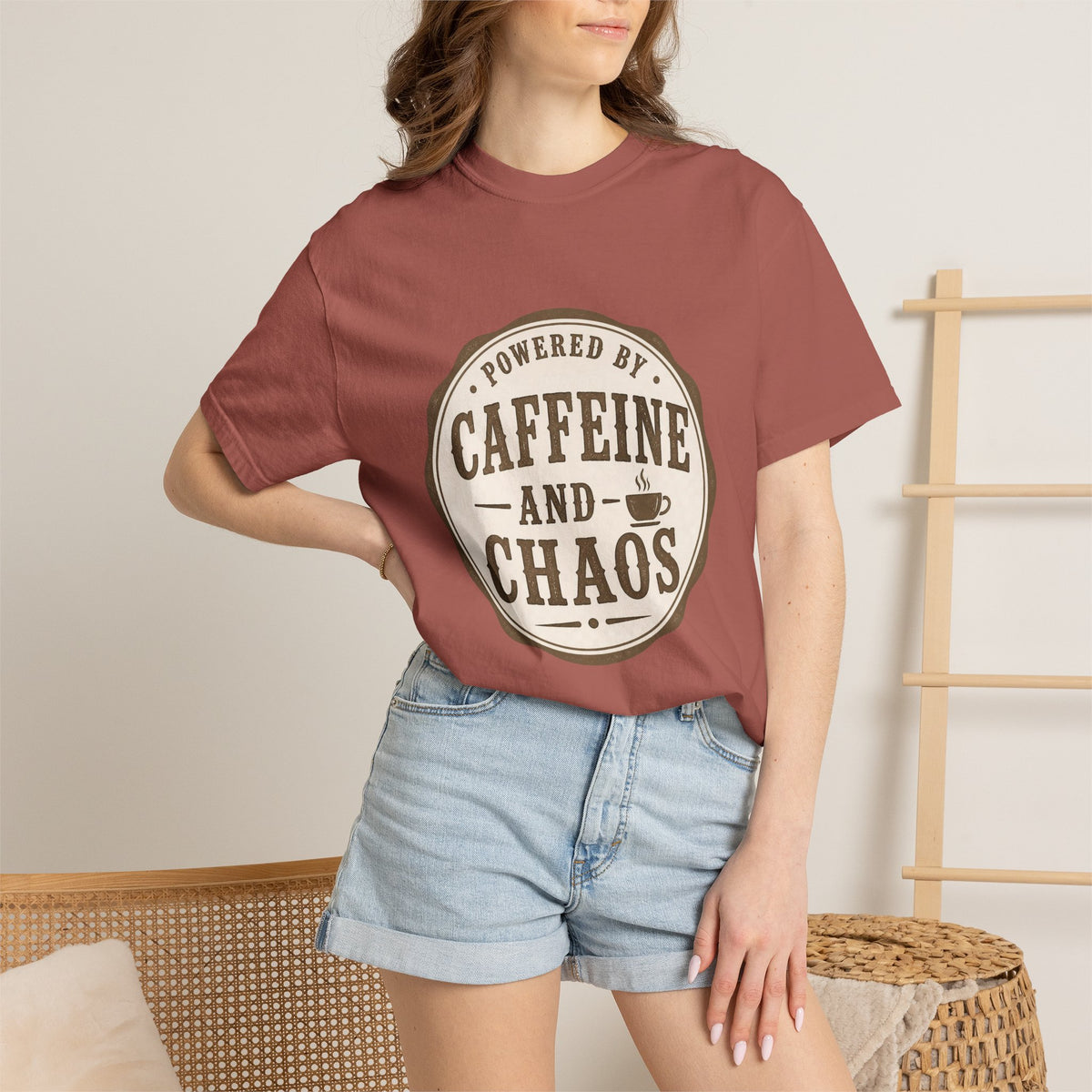 Caffeine and Chaos T-Shirt