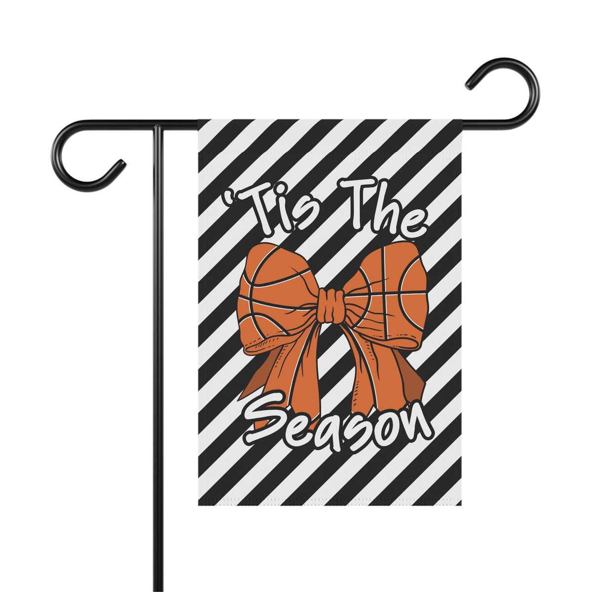 'Tis The Season Garden Flag — Basketball