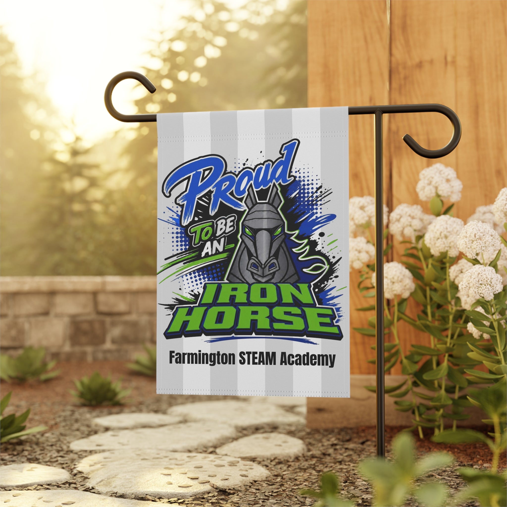 Iron Horse School Flag