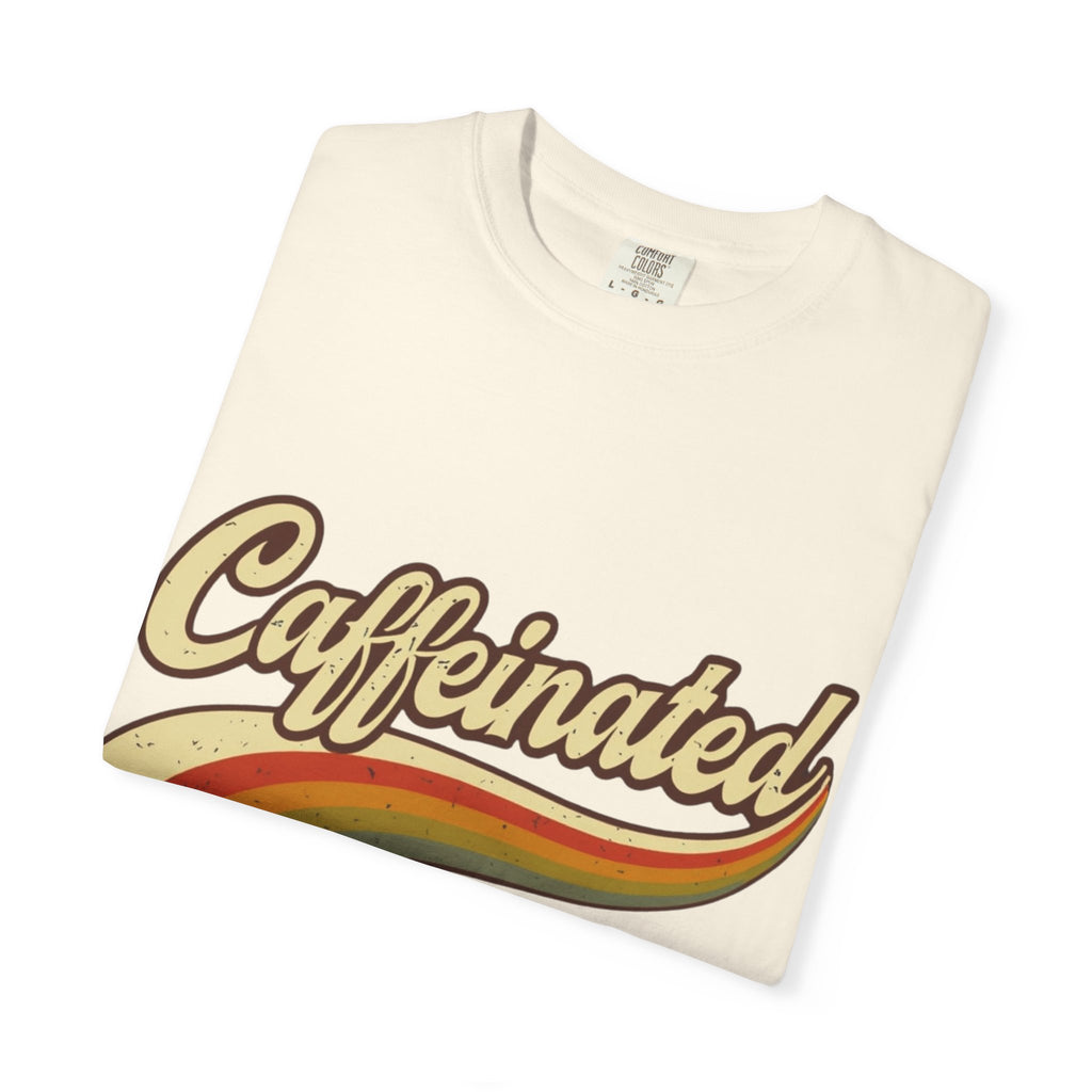 Caffeinated Retro Rainbow T-Shirt