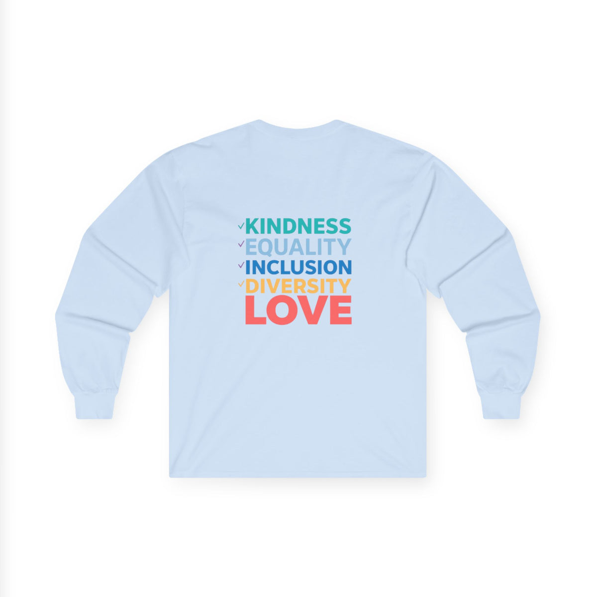 Front & Back Print Unisex Ultra Cotton Long Sleeve Tee