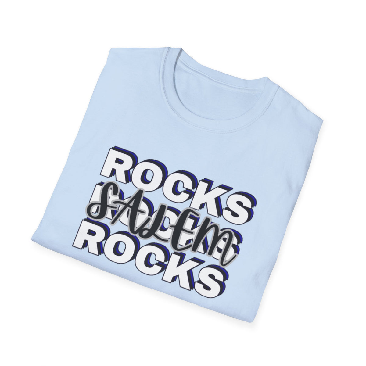 Rocks Layered Text Graphic Tee