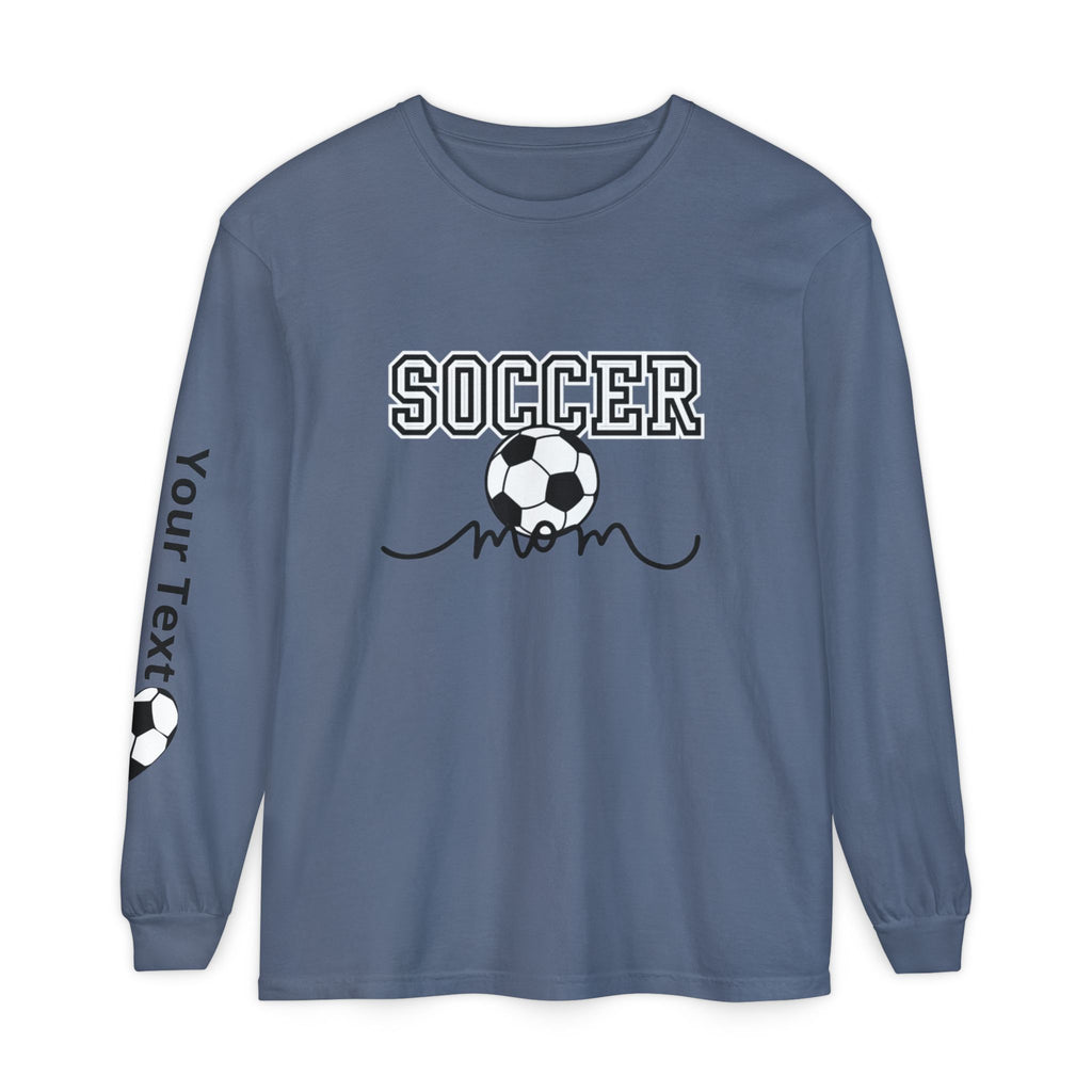 Personalized Soccer Mom Long Sleeve T-Shirt
