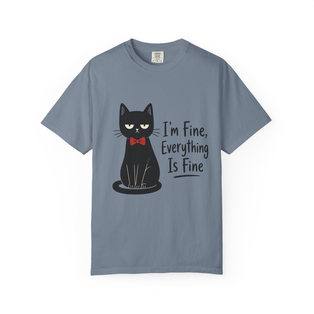 I'm Fine Everything Is Fine Cat T-Shirt