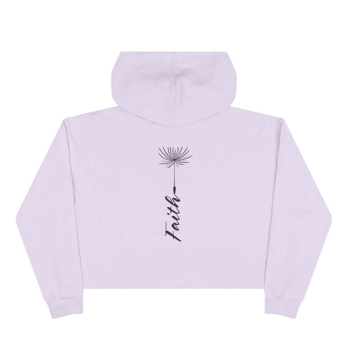 Faith Crop Front & Back Hoodie