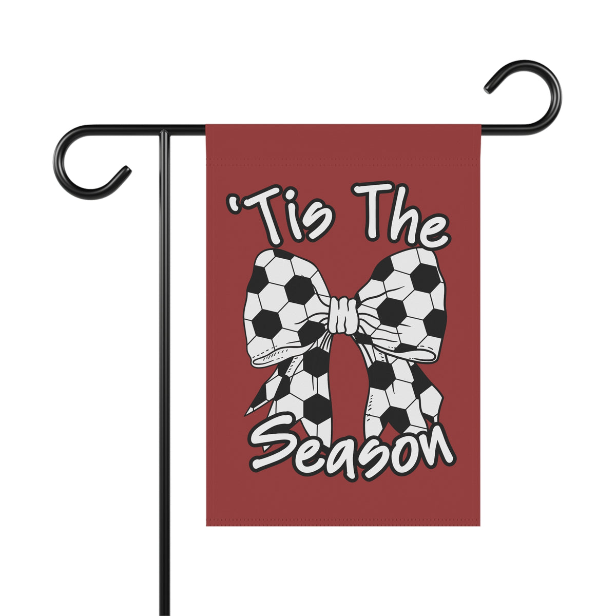 Soccer 'Tis The Season Garden Flag