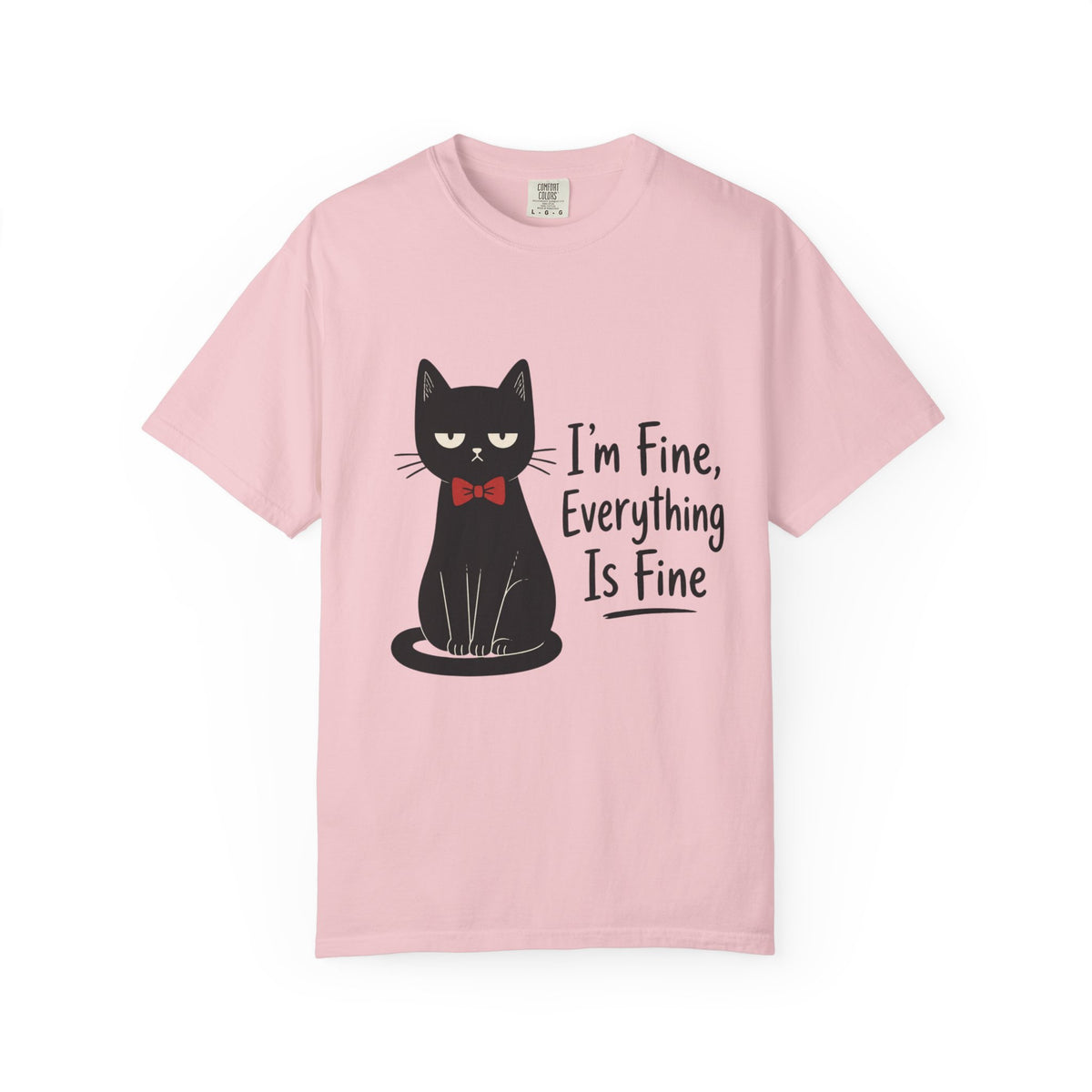 I'm Fine Everything Is Fine Cat T-Shirt