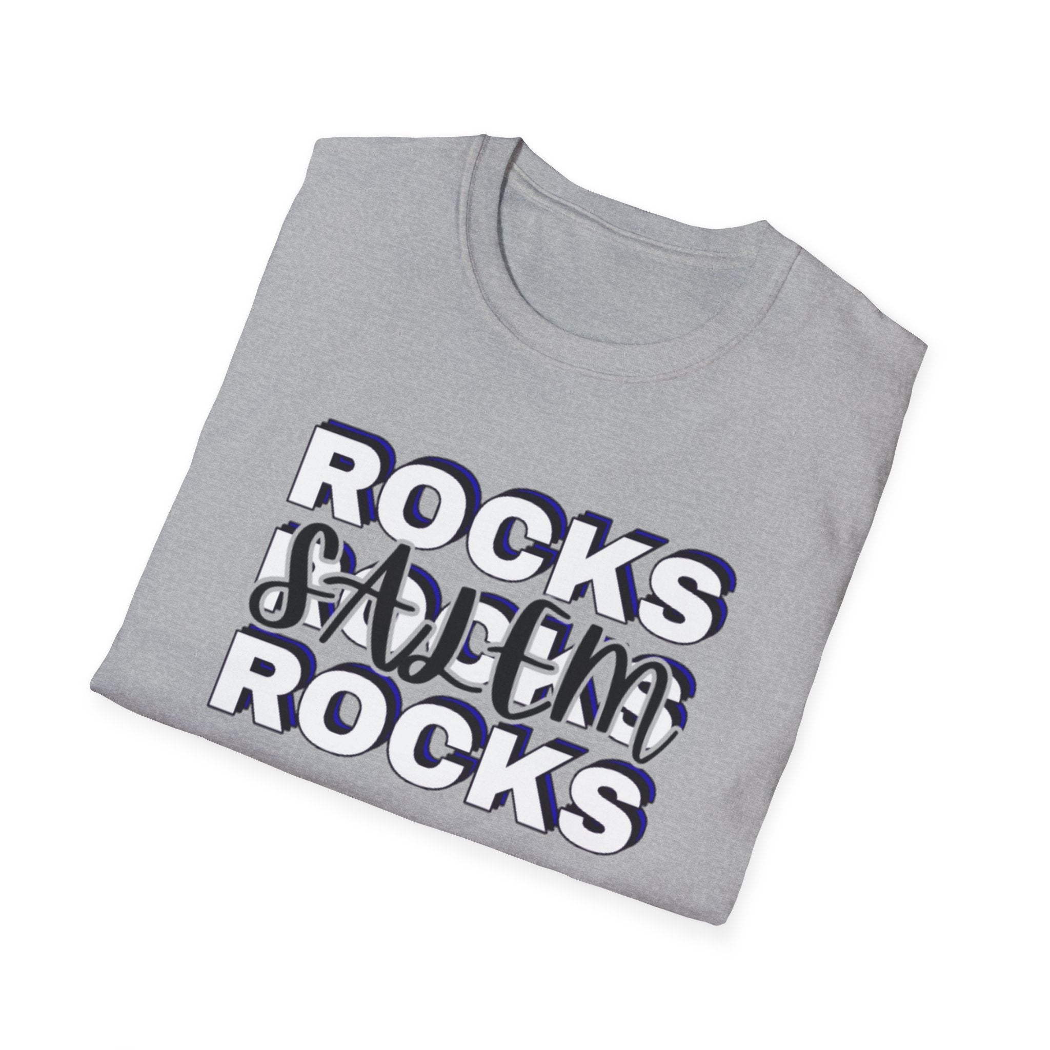 Rocks Layered Text Graphic Tee
