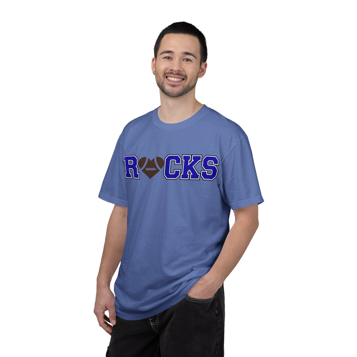 Football Rocks Unisex Garment-Dyed T-shirt