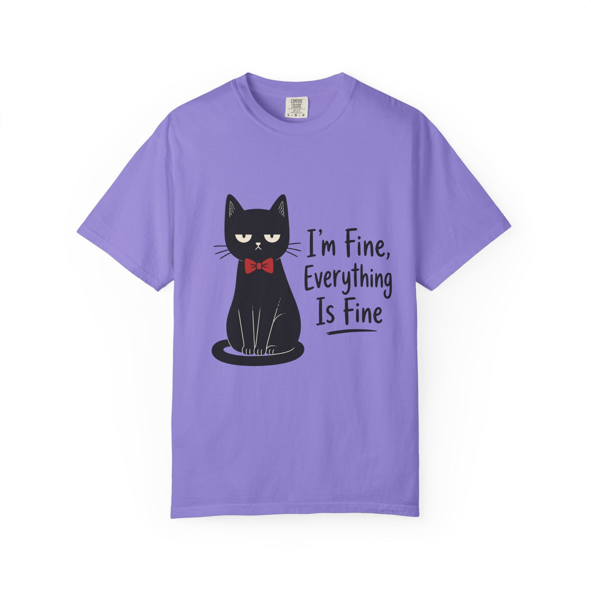 I'm Fine Everything Is Fine Cat T-Shirt