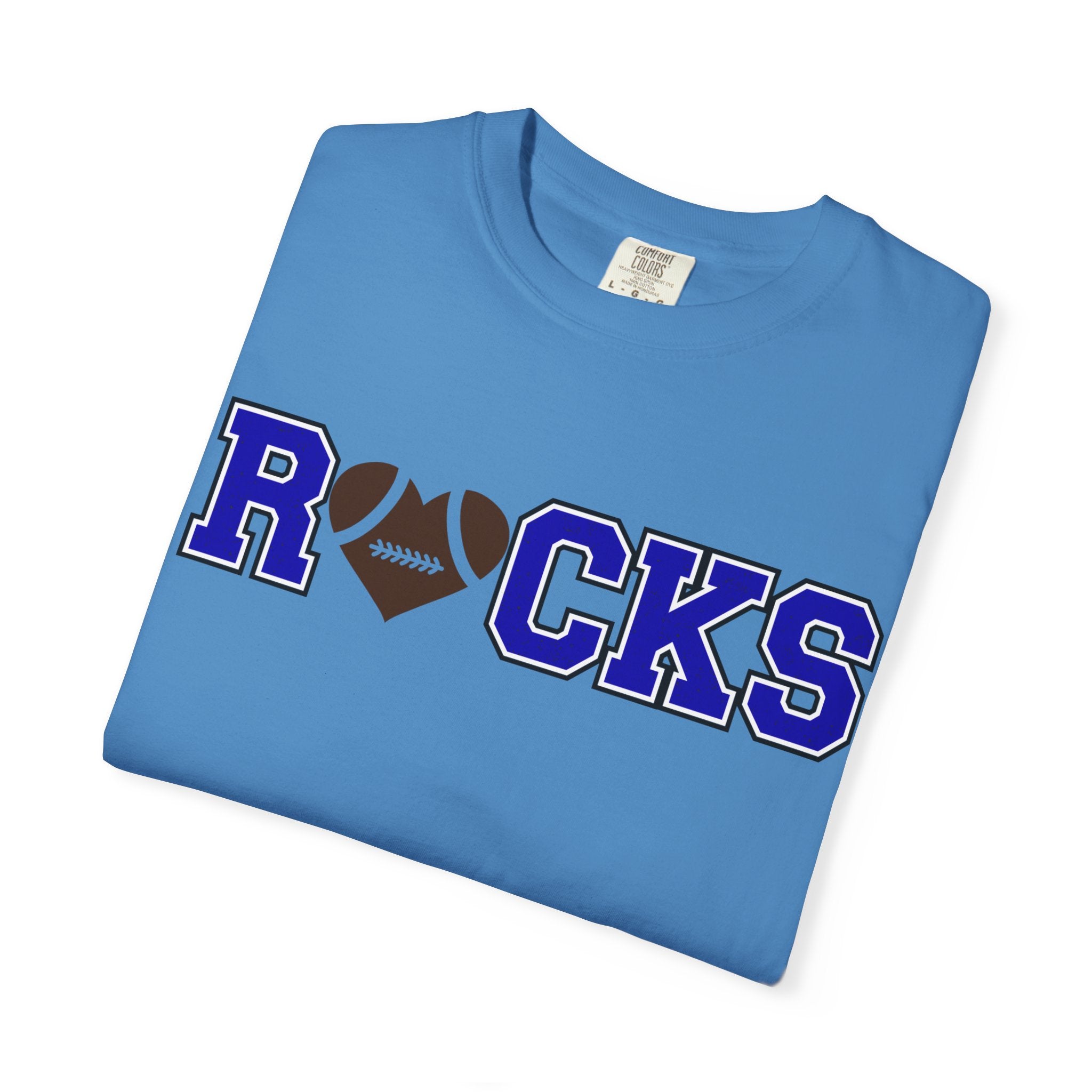 Football Rocks Unisex Garment-Dyed T-shirt