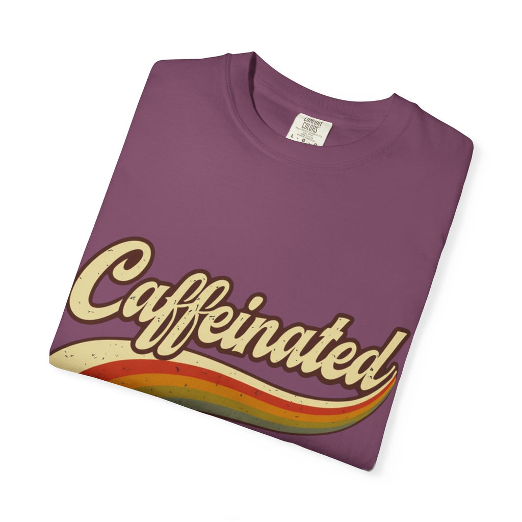 Caffeinated Retro Rainbow T-Shirt