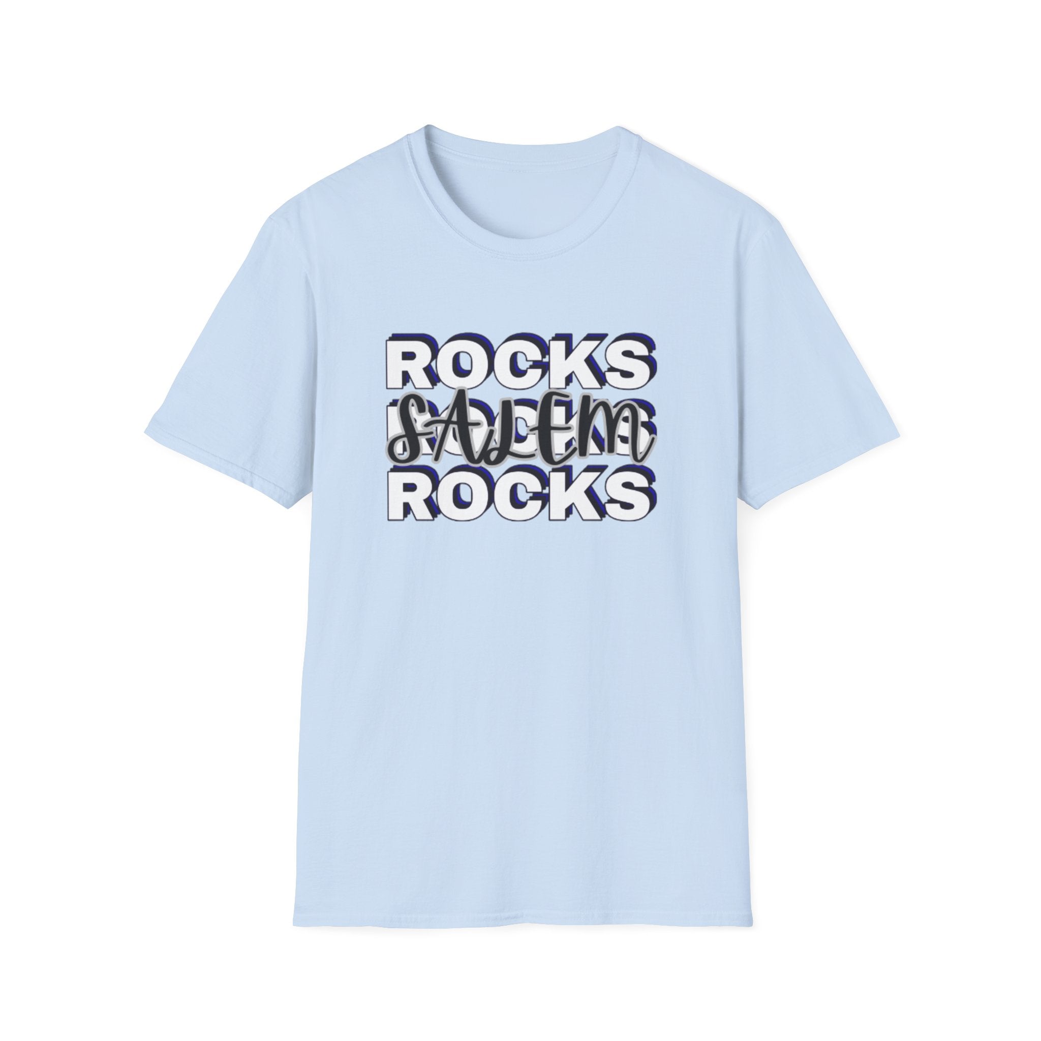 Rocks Layered Text Graphic Tee