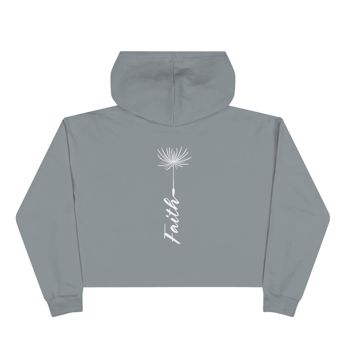 Faith Crop Front & Back Hoodie