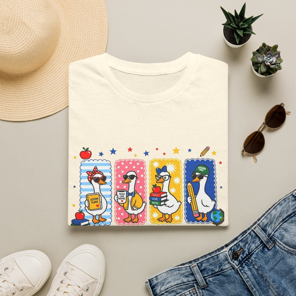 Teacher Ducks Graphic T-Shirt