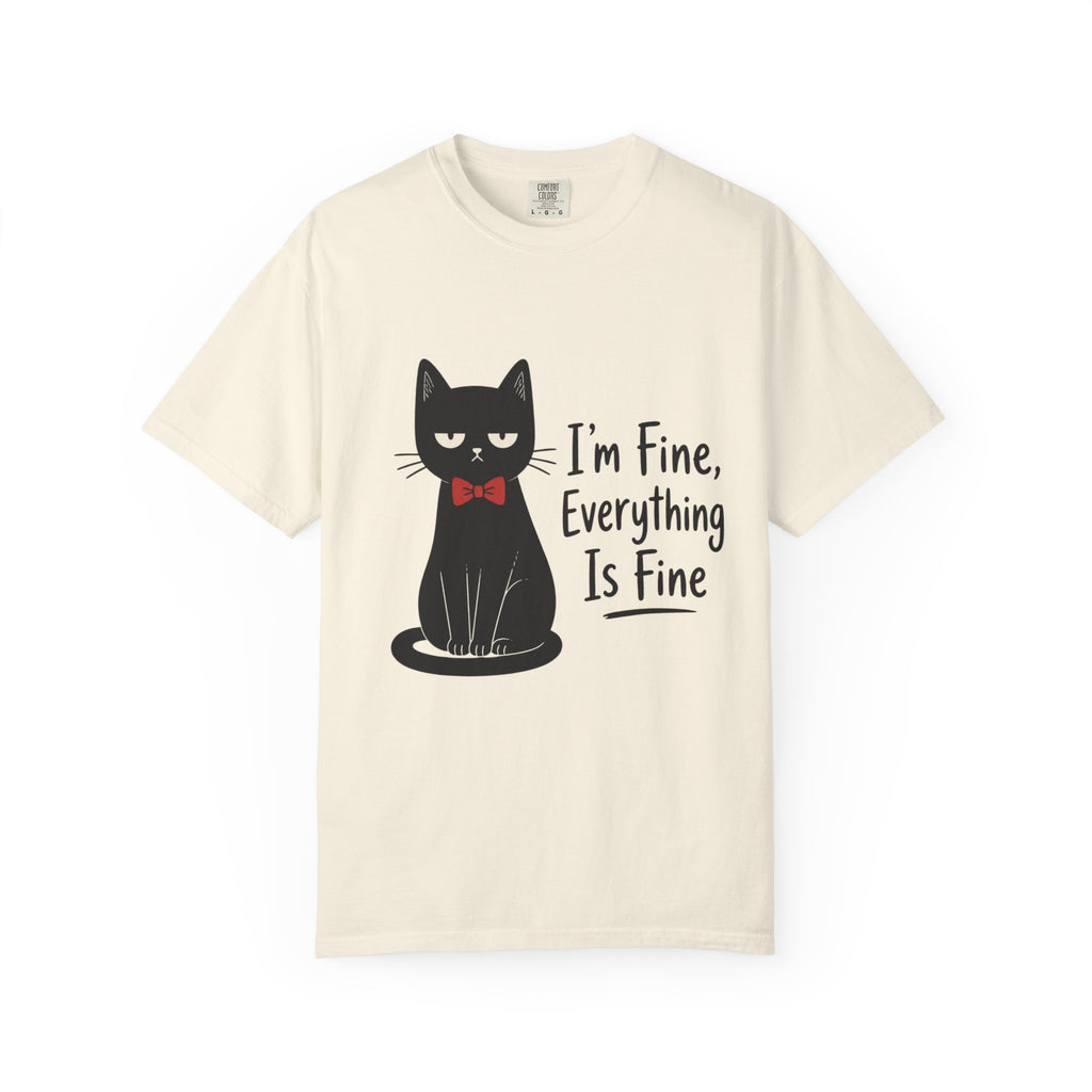 I'm Fine Everything Is Fine Cat T-Shirt