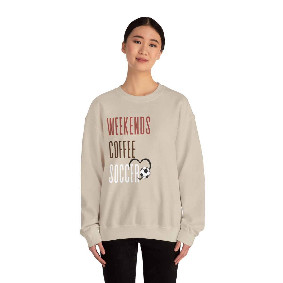 Weekends Coffee Soccer Sweatshirt