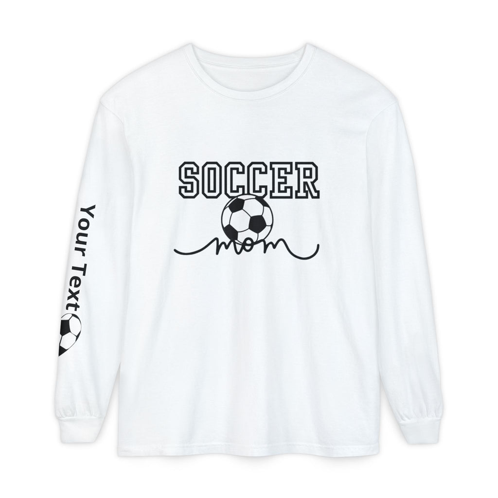 Personalized Soccer Mom Long Sleeve T-Shirt
