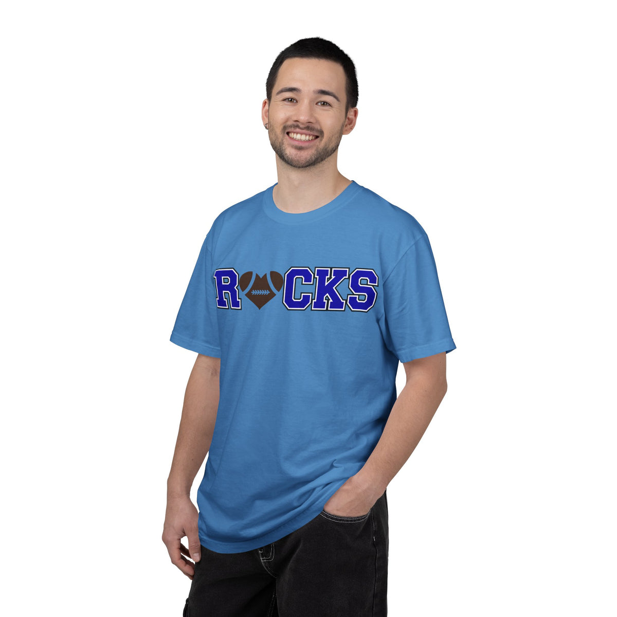 Football Rocks Unisex Garment-Dyed T-shirt