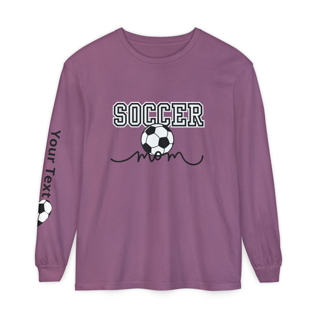 Personalized Soccer Mom Long Sleeve T-Shirt