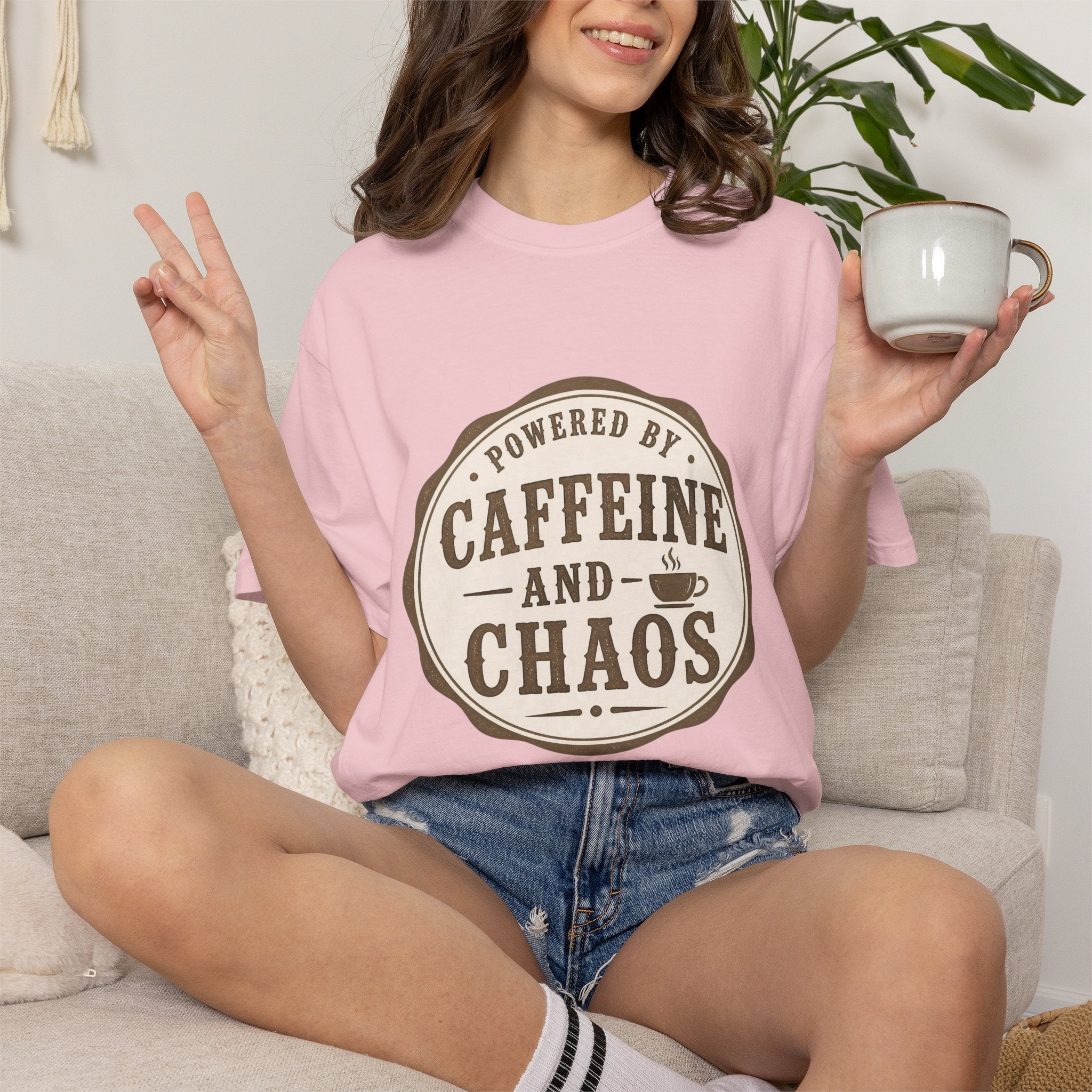 Caffeine and Chaos T-Shirt