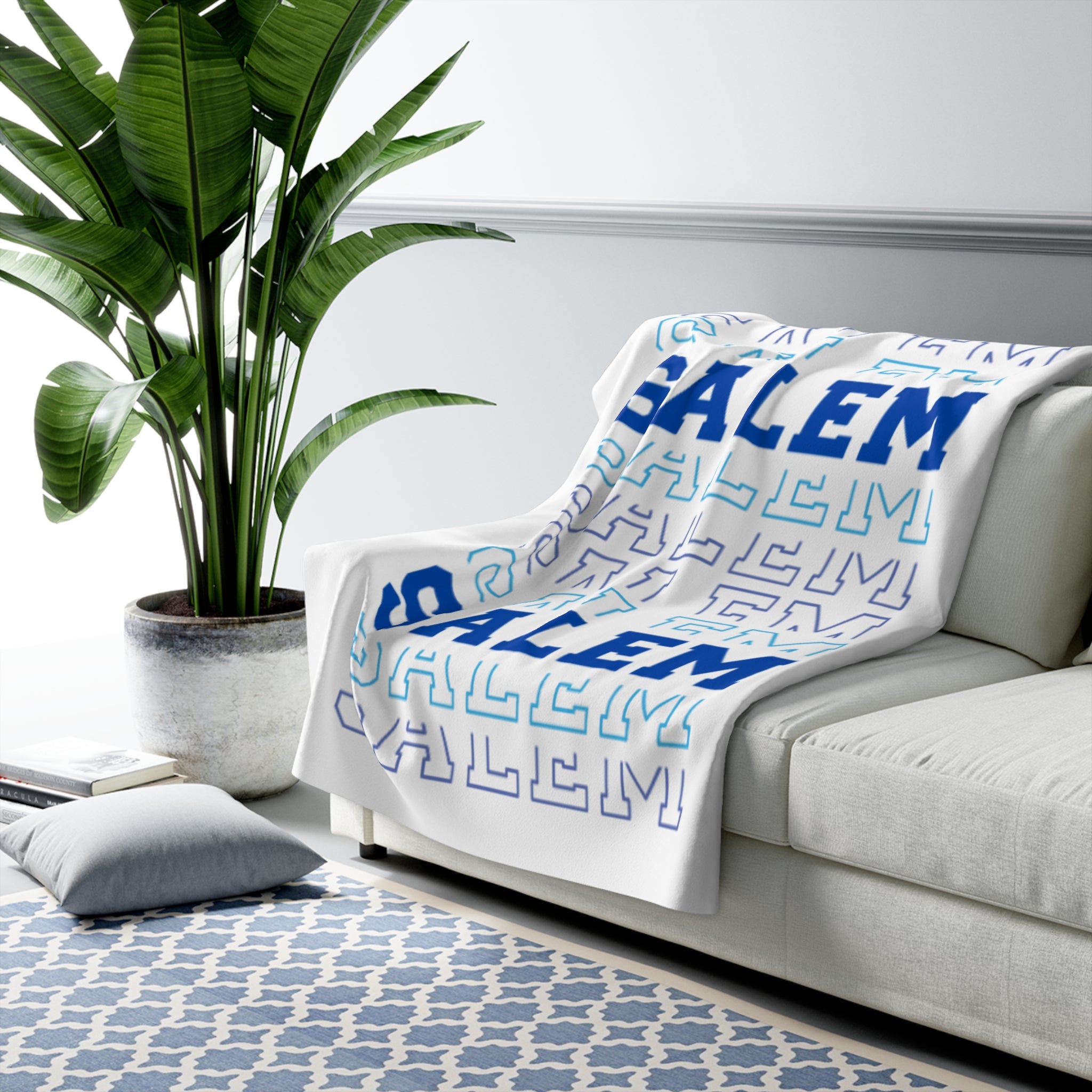 Salem Sherpa Fleece Blanket