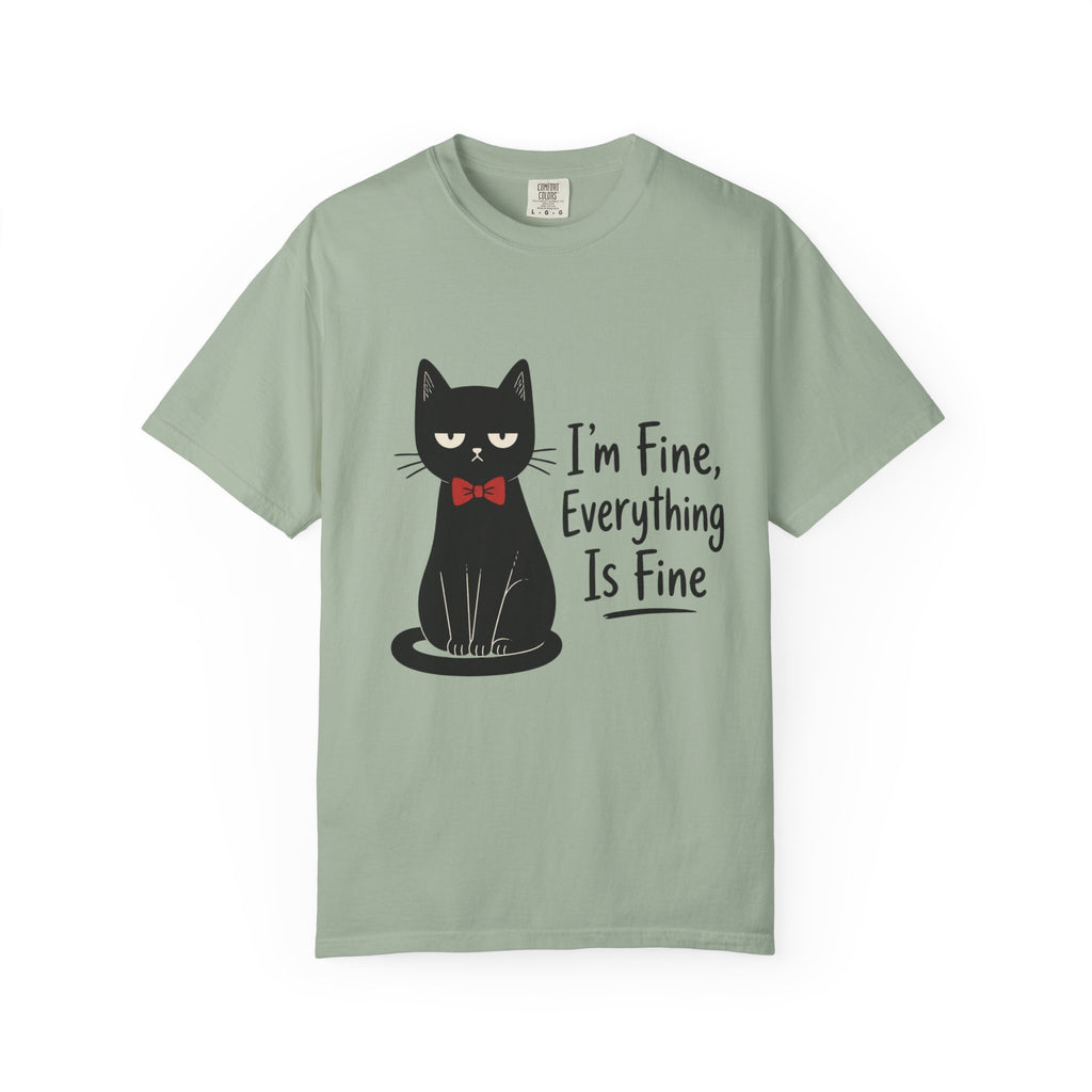 I'm Fine Everything Is Fine Cat T-Shirt