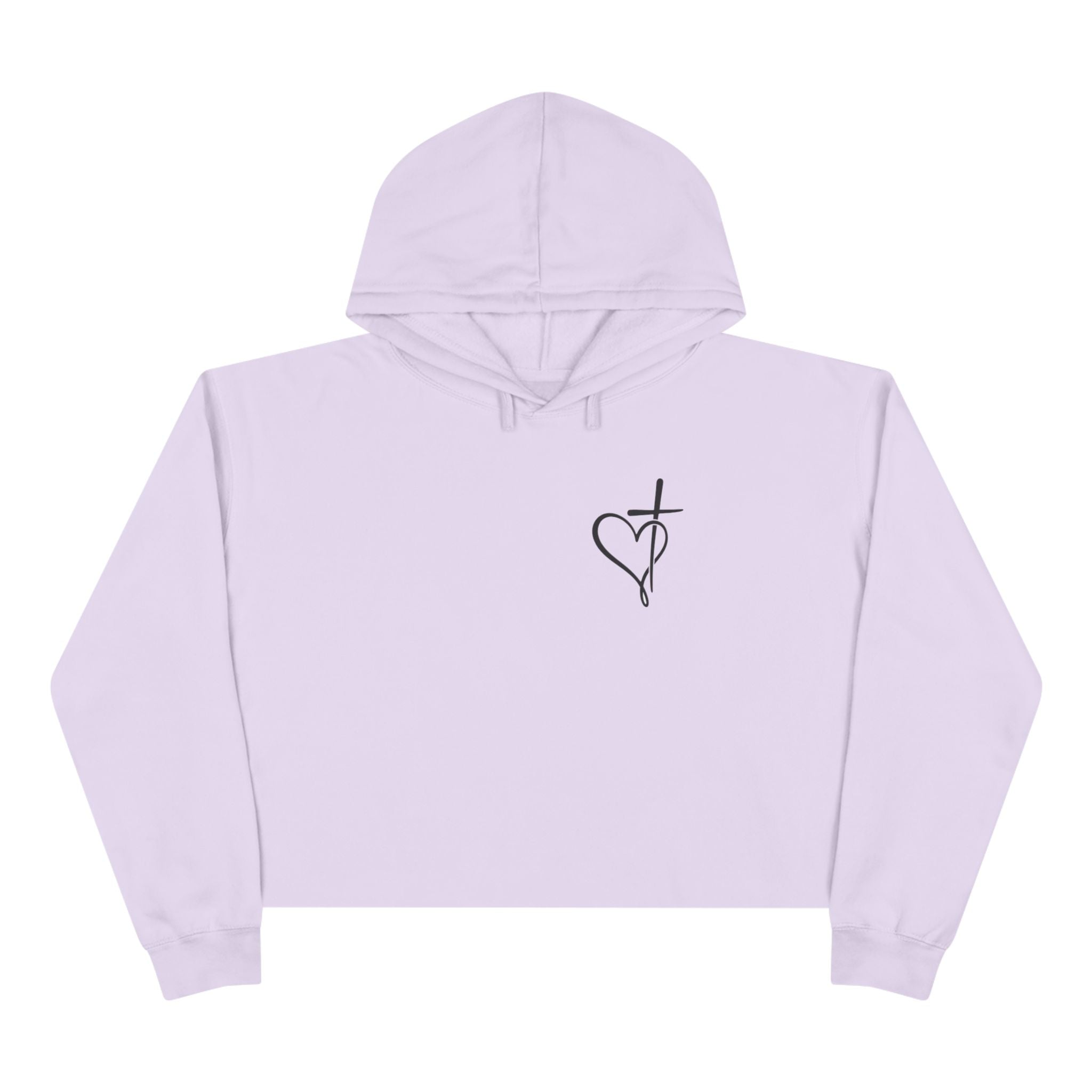 Faith Crop Front & Back Hoodie