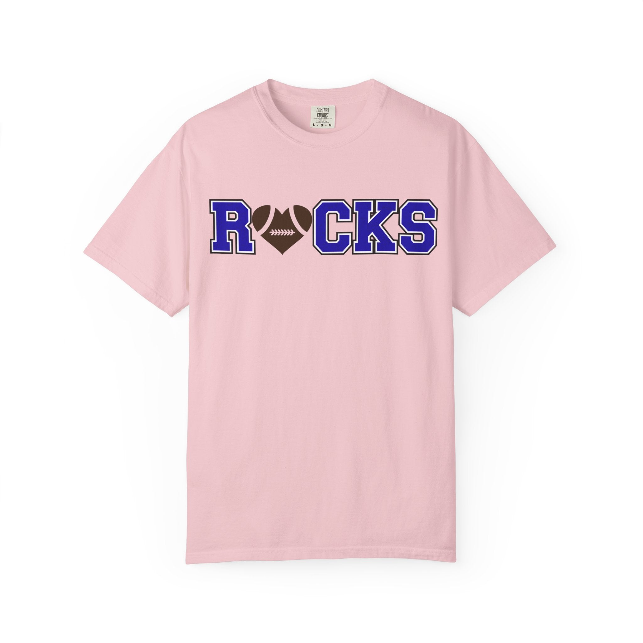 Football Rocks Unisex Garment-Dyed T-shirt