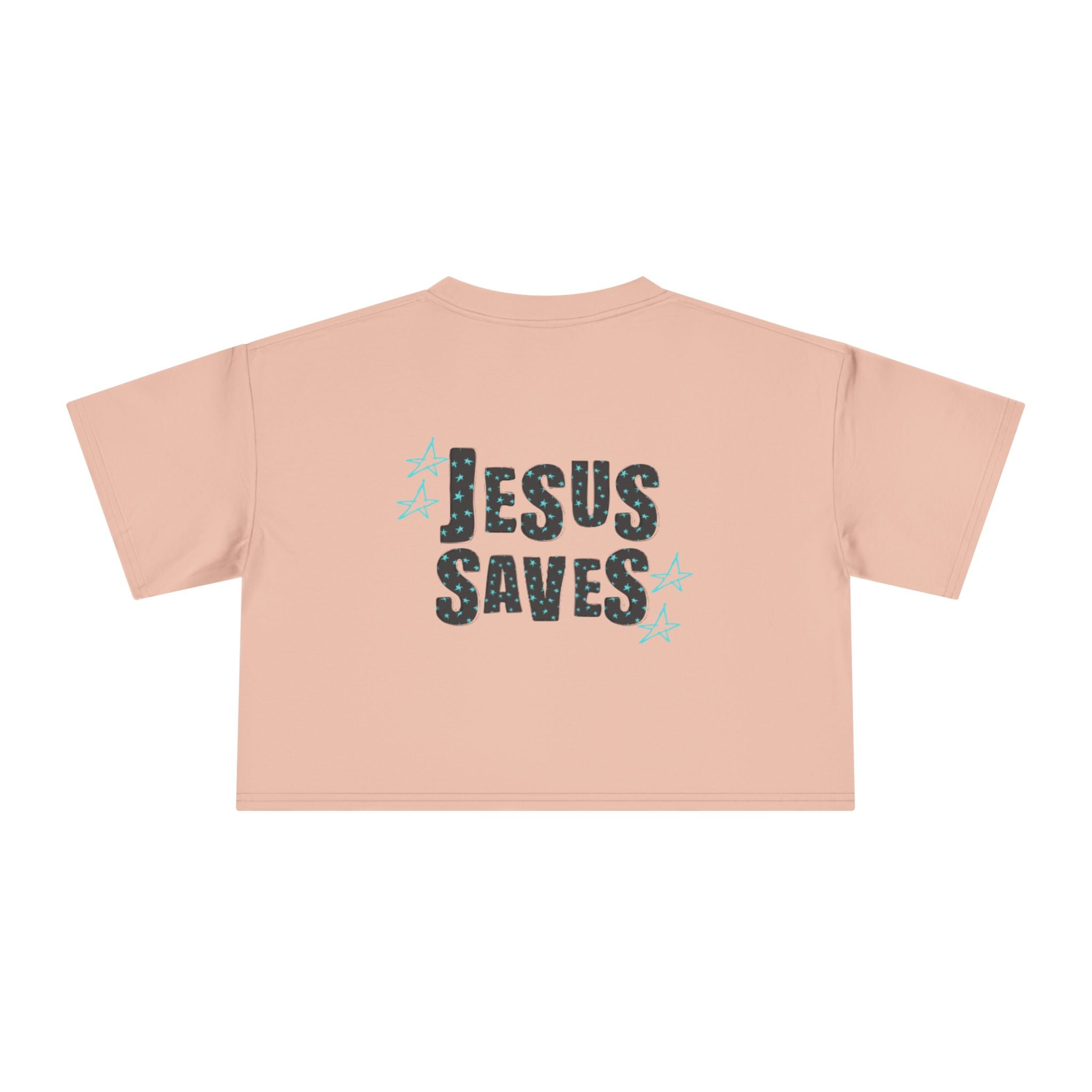 Jesus Saves Women's Crop Tee