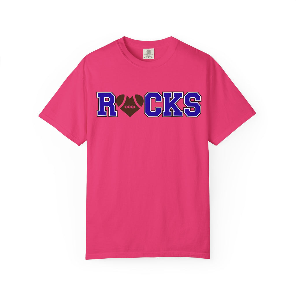 Football Rocks Unisex Garment-Dyed T-shirt