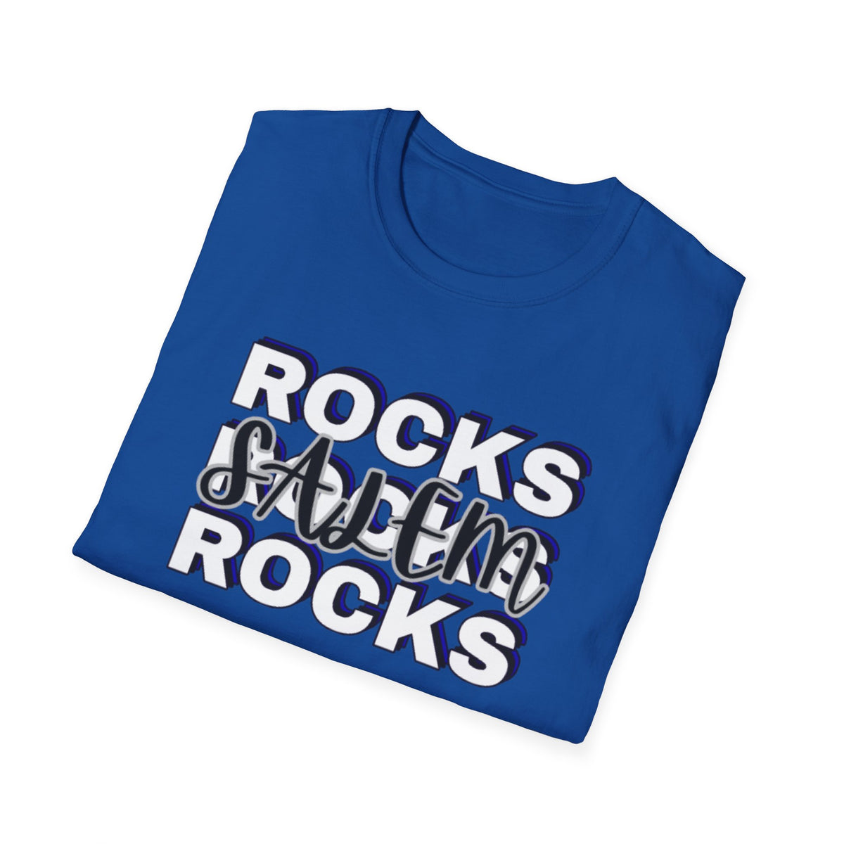 Rocks Layered Text Graphic Tee