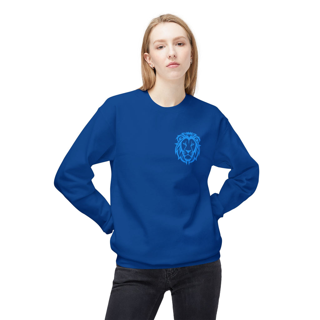 Detroit Sundays Front & Back Crewneck Sweatshirt, Cozy Unisex Fleece