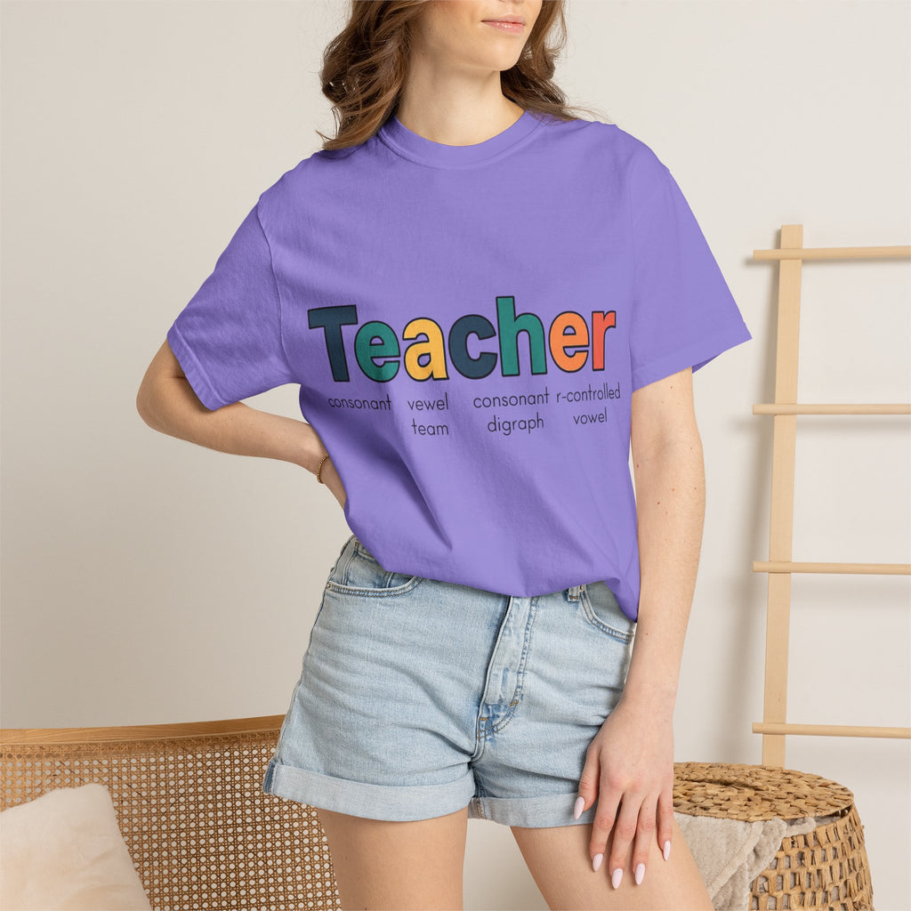 Teacher Typography T-Shirt