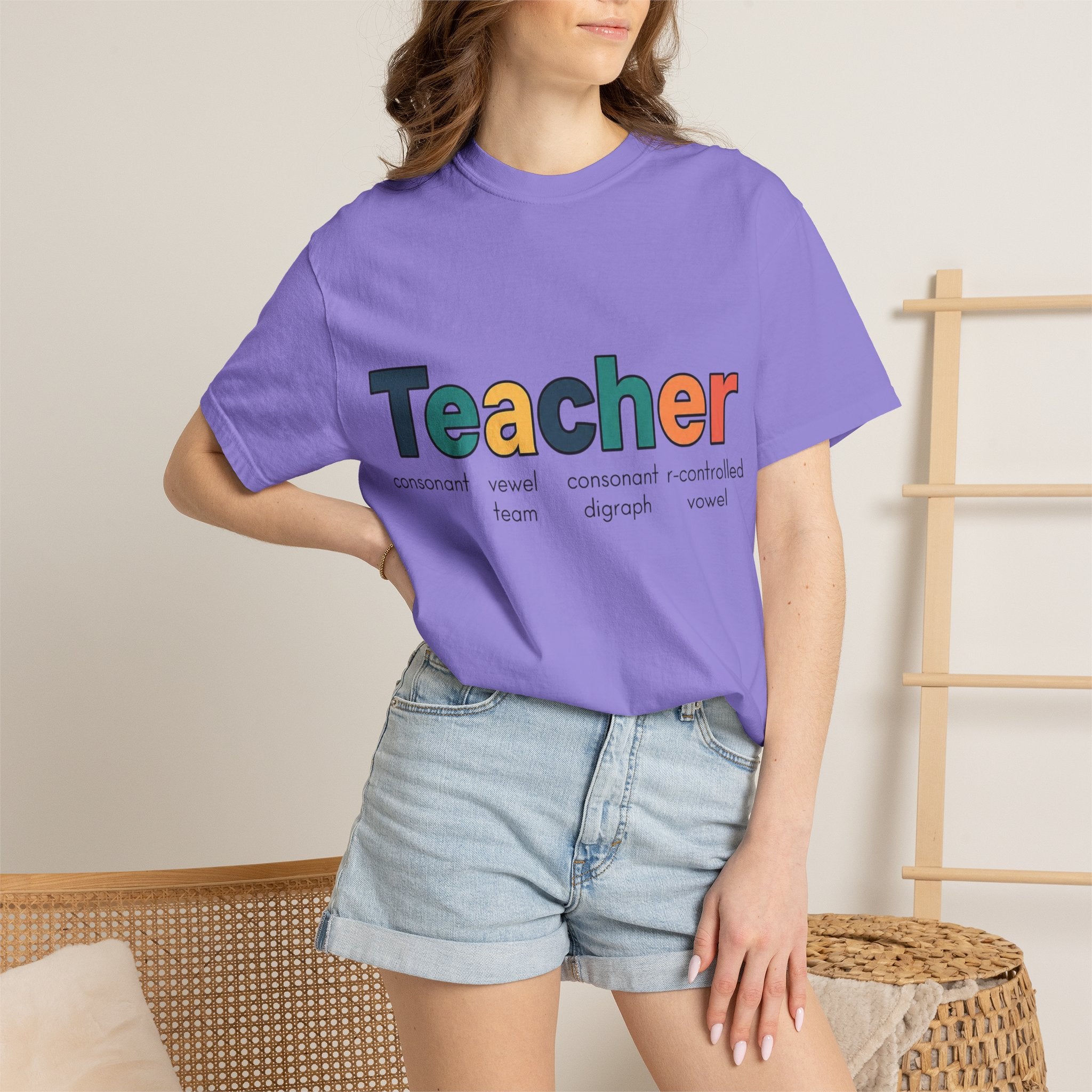 Teacher Typography T-Shirt