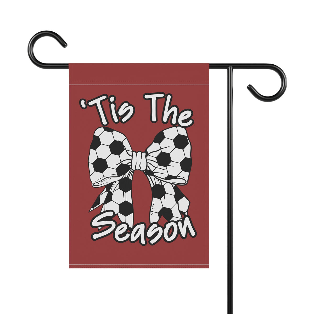 Soccer 'Tis The Season Garden Flag