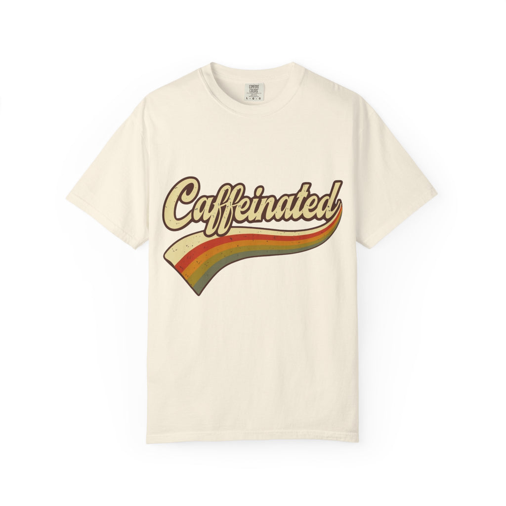 Caffeinated Retro Rainbow T-Shirt