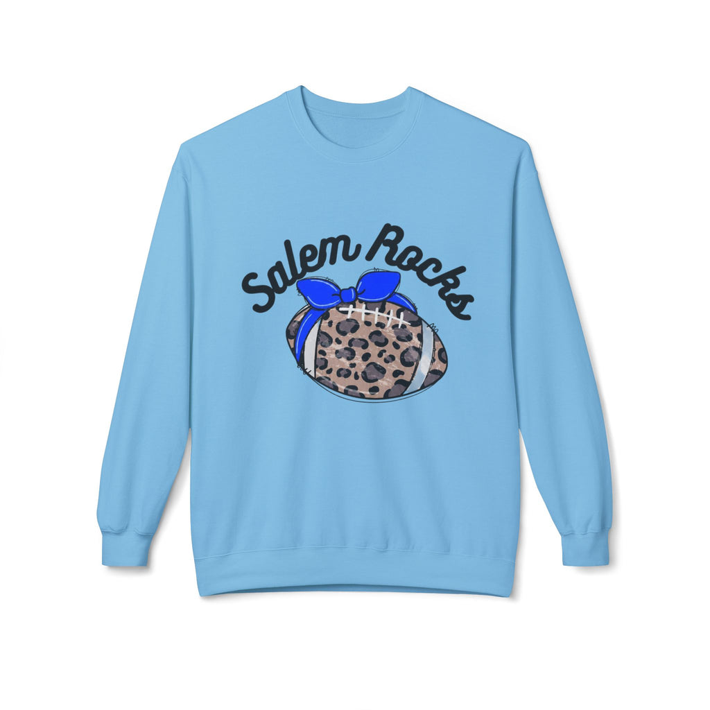 Salem Rocks Football Crewneck Sweatshirt, Unisex Fleece Pullover, Comfortable Streetwear