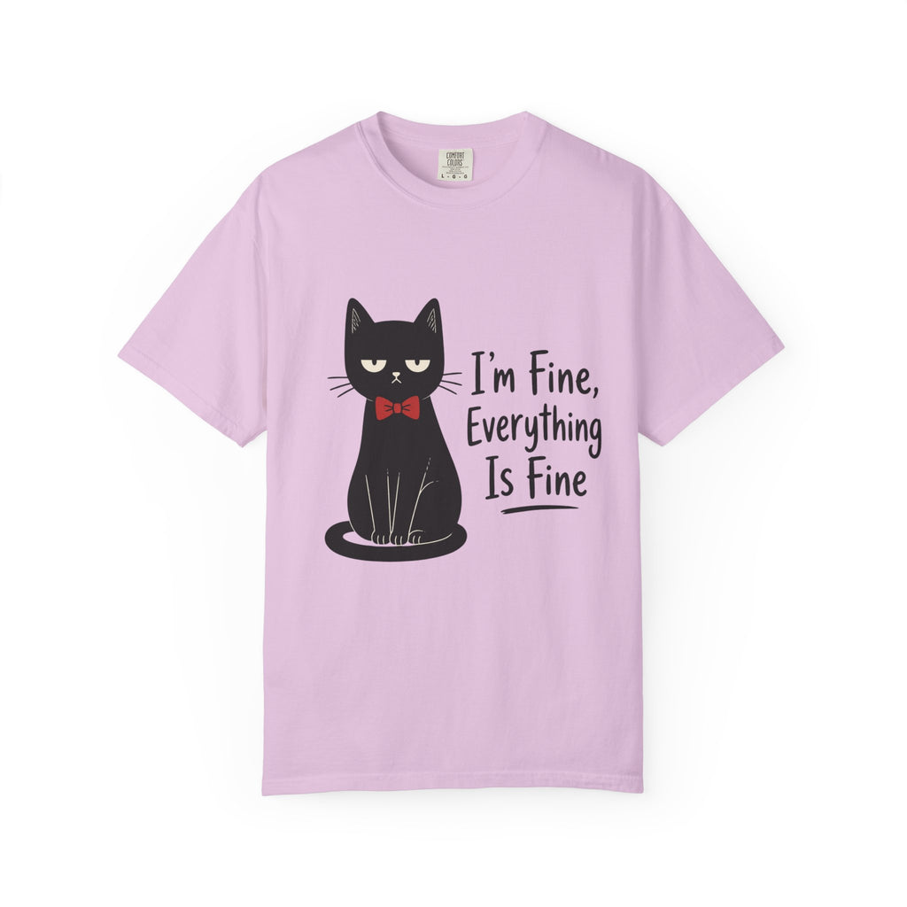 I'm Fine Everything Is Fine Cat T-Shirt