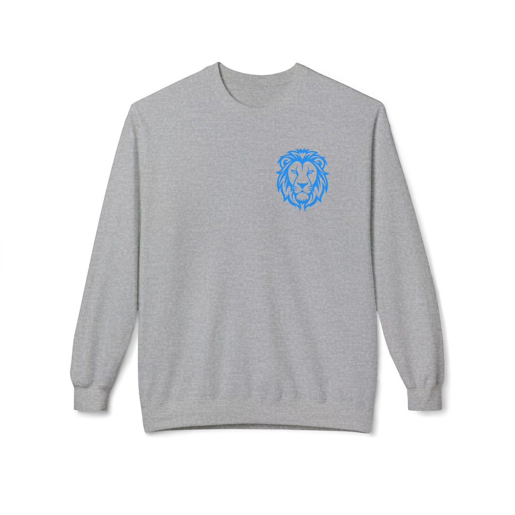 Detroit Sundays Front & Back Crewneck Sweatshirt, Cozy Unisex Fleece
