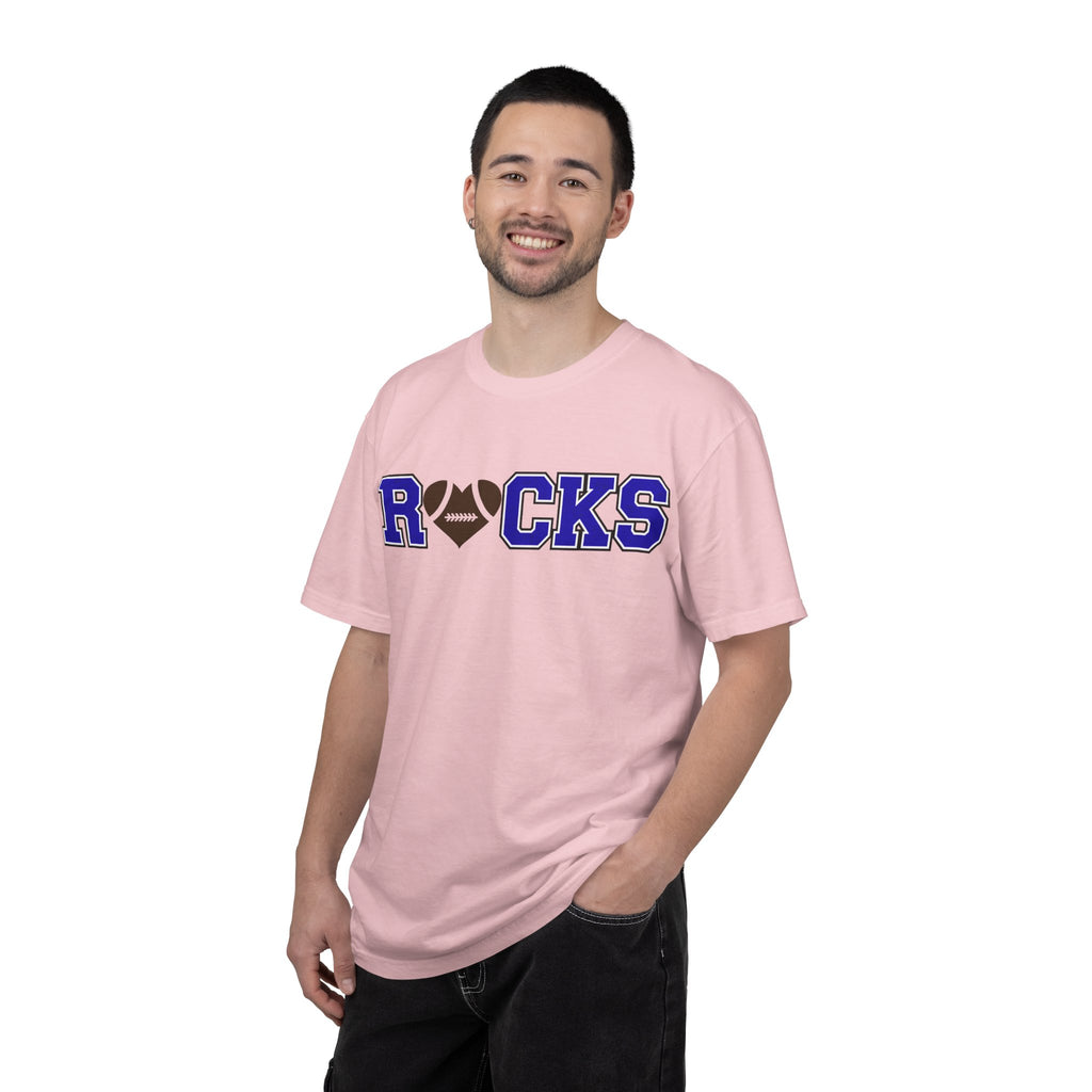 Football Rocks Unisex Garment-Dyed T-shirt