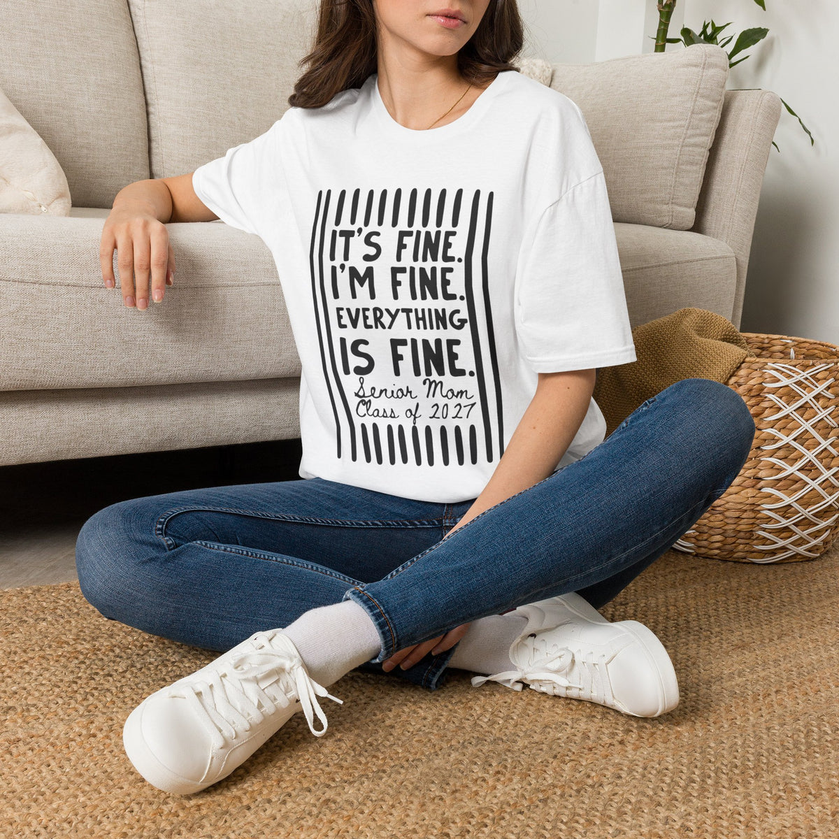 T-Shirt — "It's Fine. I'm Fine. Everything Is Fine" Graphic Tee