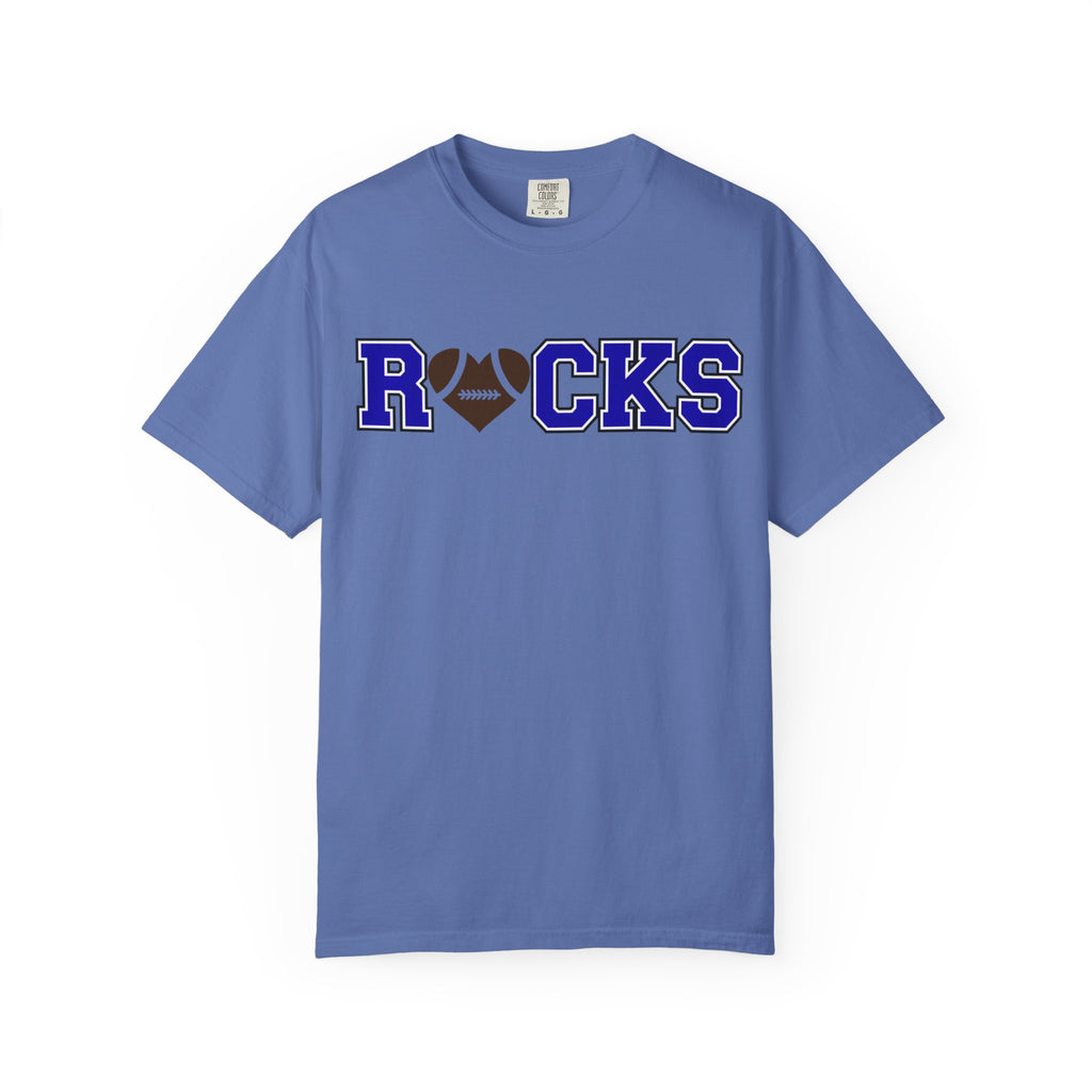 Football Rocks Unisex Garment-Dyed T-shirt