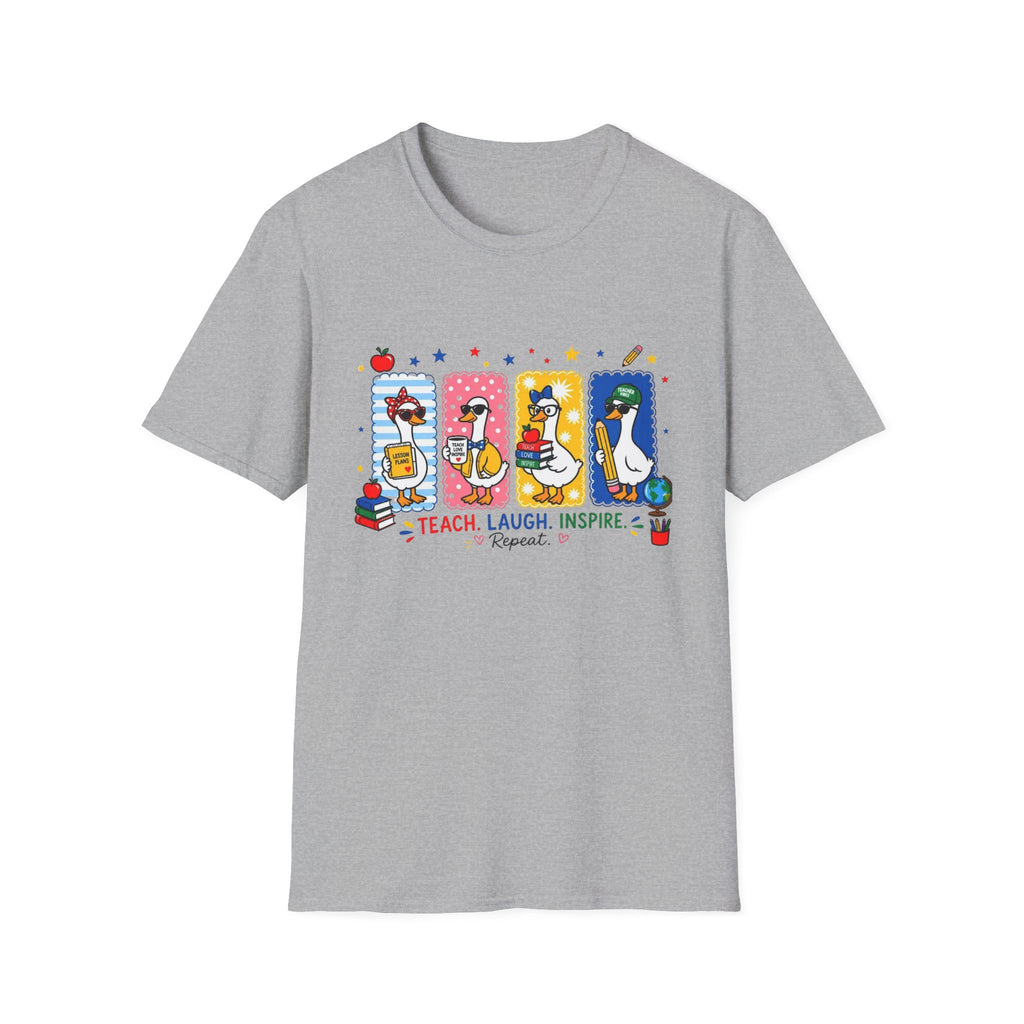 Teacher Ducks Graphic T-Shirt