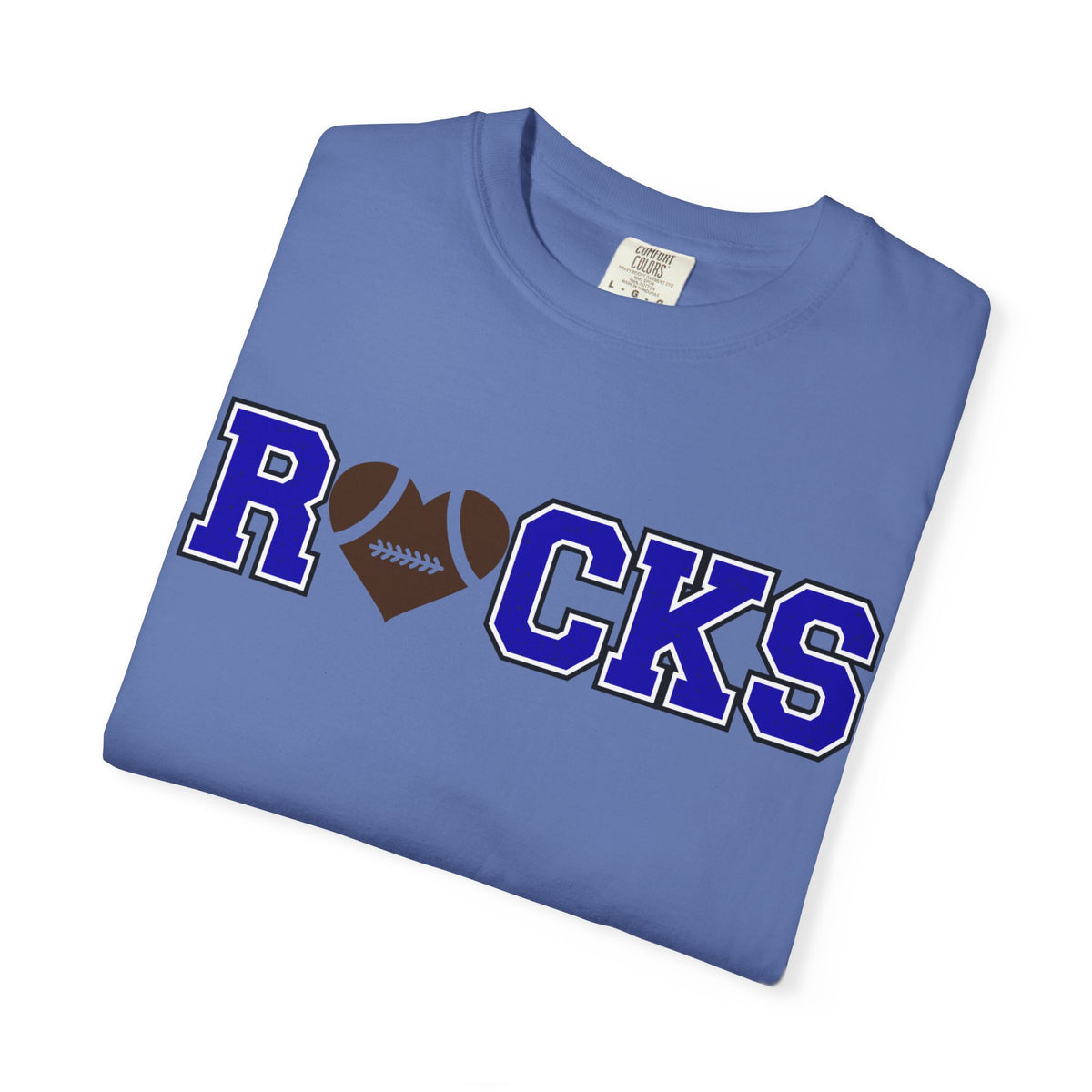 Football Rocks Unisex Garment-Dyed T-shirt