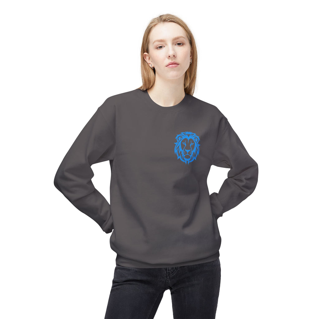 Detroit Sundays Front & Back Crewneck Sweatshirt, Cozy Unisex Fleece