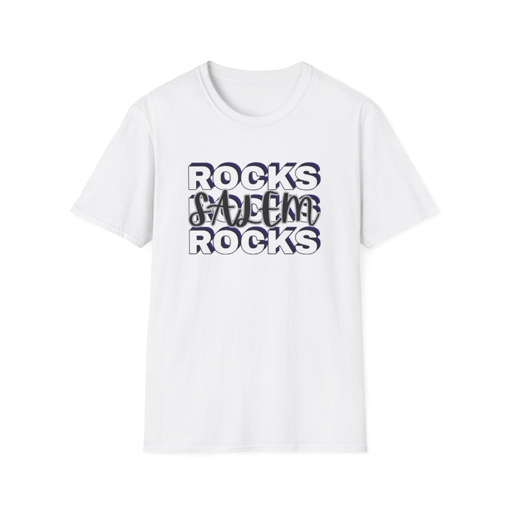 Rocks Layered Text Graphic Tee