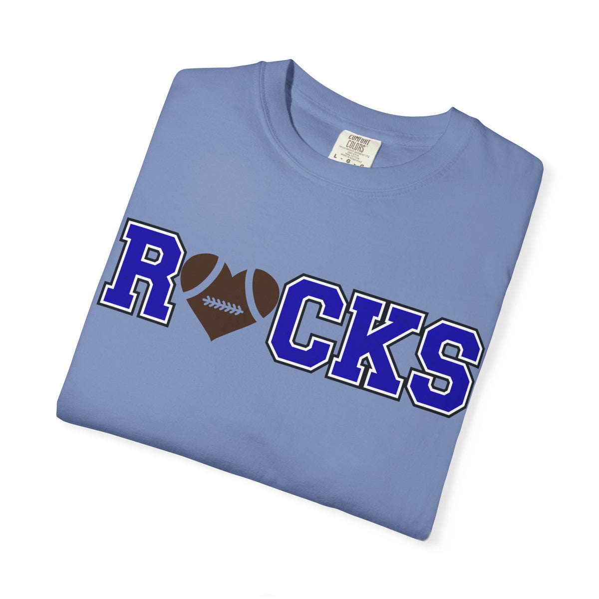 Football Rocks Unisex Garment-Dyed T-shirt