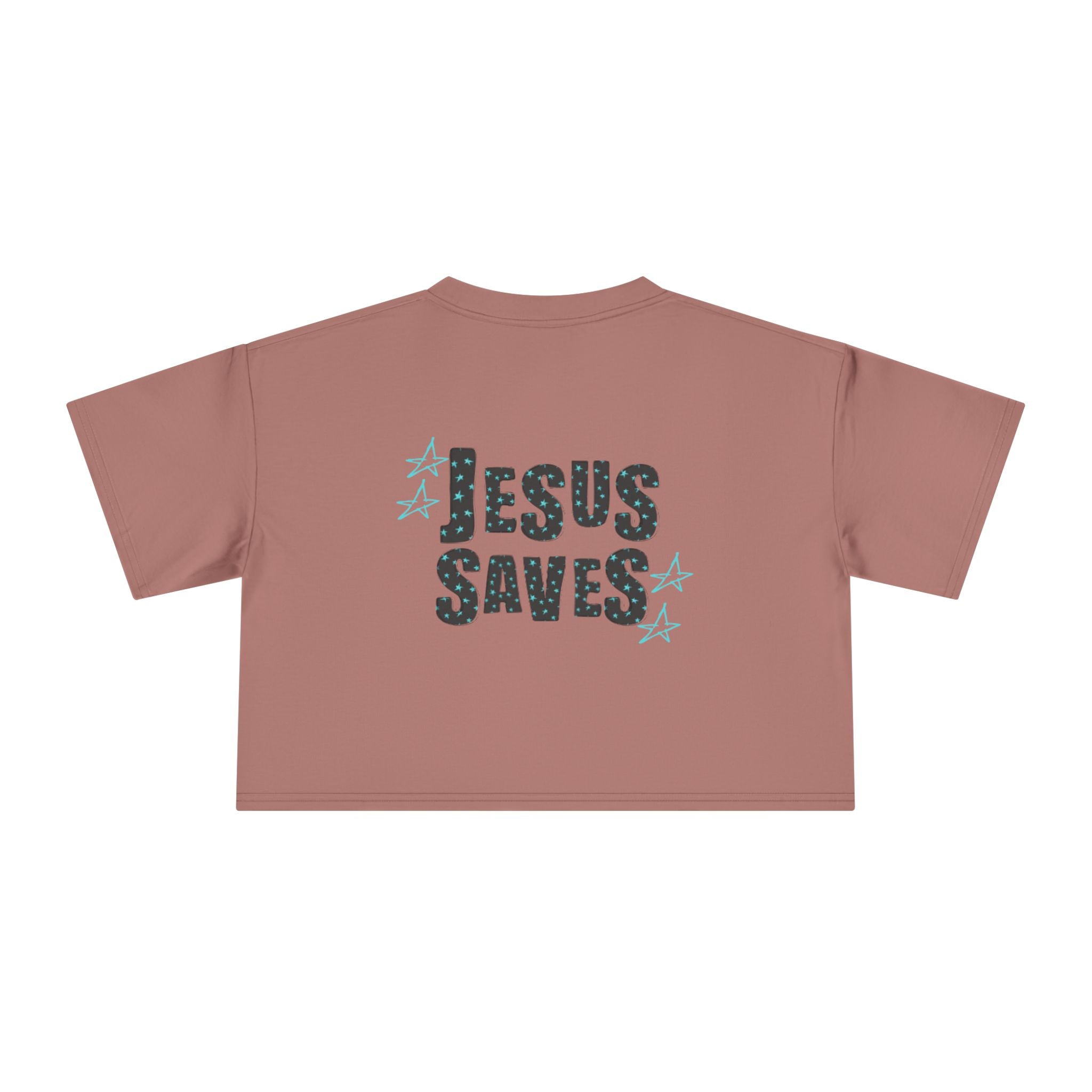Jesus Saves Women's Crop Tee