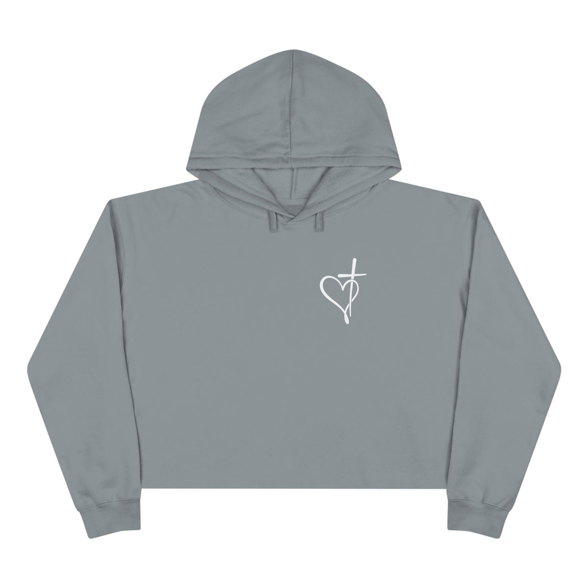 Faith Crop Front & Back Hoodie